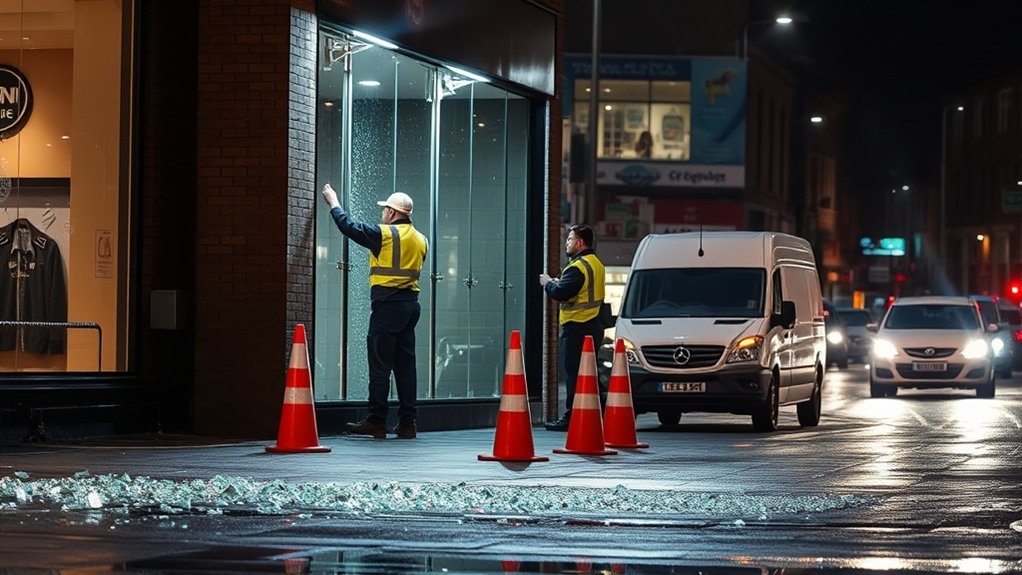 Emergency Glazing High Road