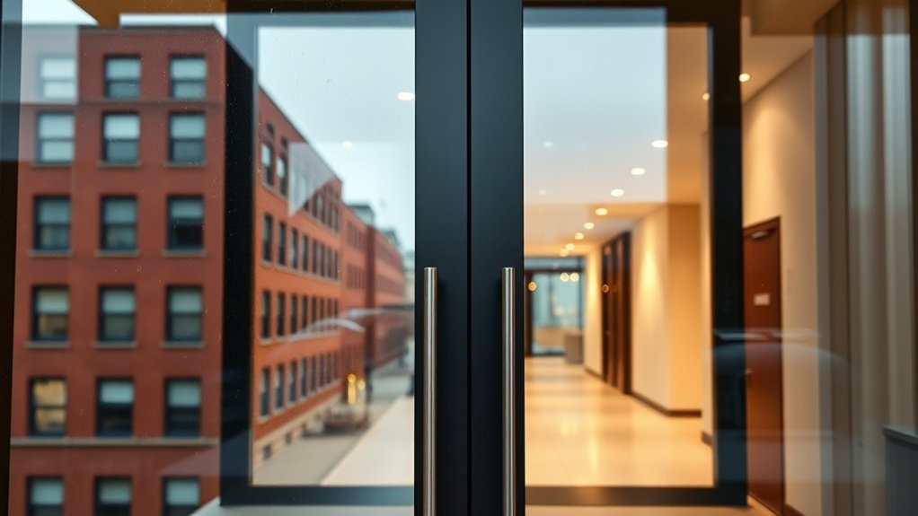 Glass Doors East End Road