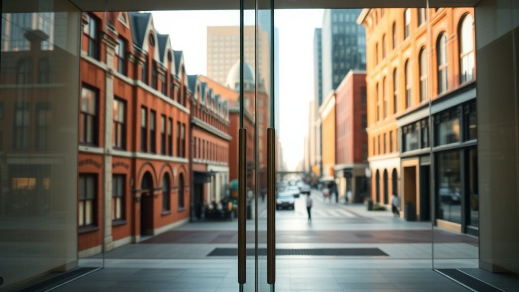 Glass Doors High Road